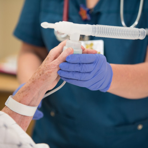 Medical Professional Administering Treatment